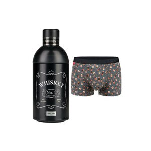 Pánske boxerky SOXO vo fľaši - Whiskey, ENG
