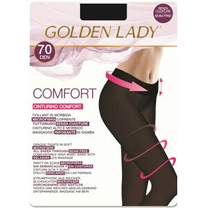 Dámske pančuchové nohavice Golden Lady Comfort 70 deň nero/černá 5-XL
