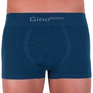 Pánske boxerky Gino bezšvové bambusové petrol (53004)