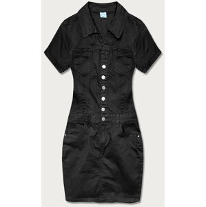 Dámske šaty s golierom GD6661 - GOURD jeans 2XL černá