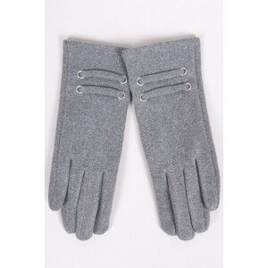 Dámske rukavice RES-0098K melanžově šedá 24 cm