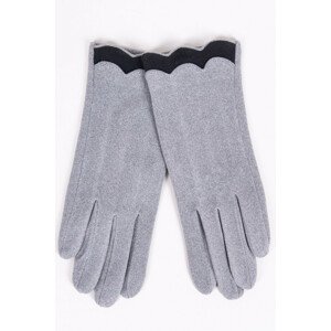 Dámske rukavice RES-0152K melanžově šedá 24 cm