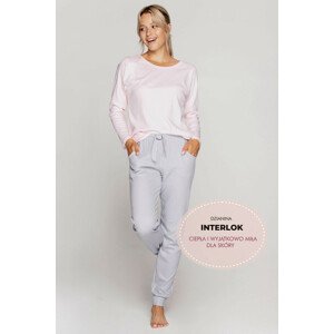 Dámske pyžamo - 988 2XL světle růžová XXL