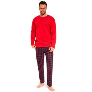 Pánske pyžamo 124/210 Winter2 - CORNETTE Červená XL