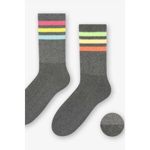 Dámske ponožky 081 ACTIVE melanžově šedá 35-38