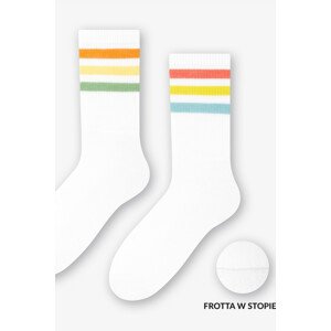 Dámske ponožky 081 ACTIVE WHITE-P/SPORT 35-38
