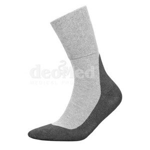 Unisex ponožky zdravotné Medic Deo Silver - DeoMed 41/43 bílá