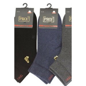 Dámske členkové ponožky SPORTS 14004 - PRO socks 38/40 tmavě šedá