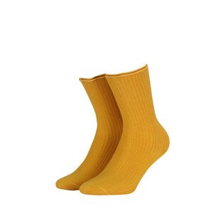 Netlačiace dámske ponožky Wola W84.08P wz.994 carotte Univerzální