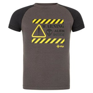 Chlapčenské tričko Salo-jb tmavo šedé - Kilpi 86