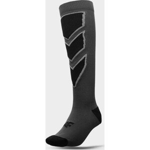 Pánske lyžiarske ponožky 4F AW22UFSOM030 tmavo šedé