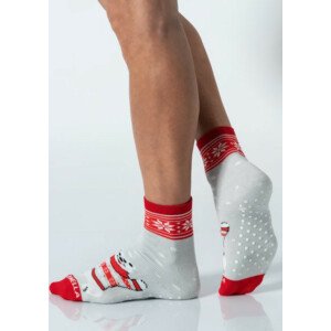 Pánske vianočné ponožky Cotonella EIU050 UNI Rosso