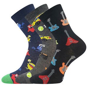 3PACK detské ponožky Boma viacfarebné (057-21-43XIII-mix-A)