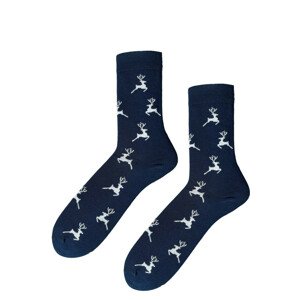 Dámske vianočné ponožky granát 35-37