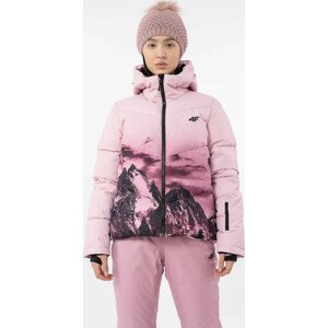 Dámska lyžiarska bunda 4F H4Z22-KUDN004 svetlo ružová Růžová M