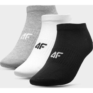 Dámske ponožky 4F H4L22-SOD302 šedé_biele_čierne šedá 35-38
