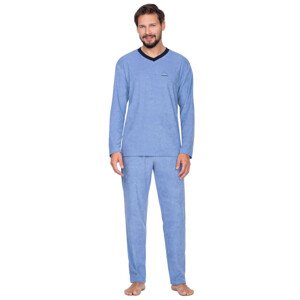 Pánske pyžamo 592 light blue plus - REGINA světle modrá XXL