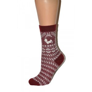 Dámske ponožky Ulpio GNG 1250 Thermo Wool 35-42 Hnědá 39-42