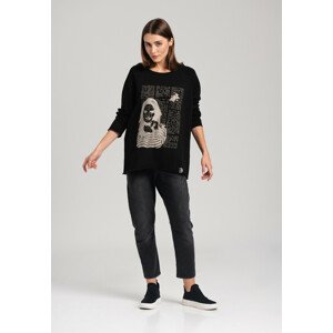 Look Made With Love Nohavice 603 Jeans Black XL