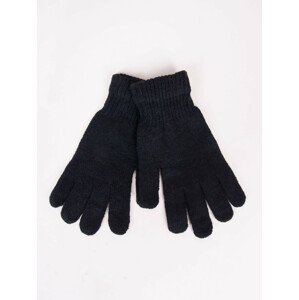 Yoclub Pletené zimné rukavice s plnými prstami R-102/5P/MAN/001 Black 27