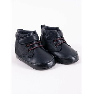 Yoclub Detské chlapčenské topánky OBO-0201C-3400 Black 0-6 měsíců