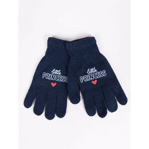 Yoclub Rukavice RED-0119G-AA5A-001 Navy Blue 14