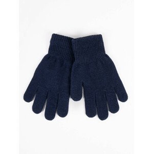 Yoclub Detské základné rukavice RED-MAG4U-0050-002 Námornícka modrá 12
