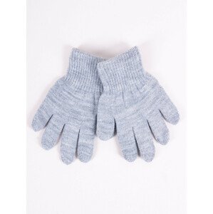 Yoclub Detské základné rukavice RED-MAG4U-0050-004 Grey 14