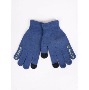 Yoclub Detské dotykové rukavice RED-0245C-AA5E-003 Modrá 18