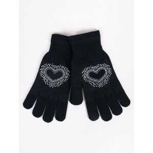 Yoclub Dámske rukavice s tryskami RED-0016K-AA50-007 Black 21