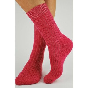 Vlnené ponožky SW001 Růžová 35-38