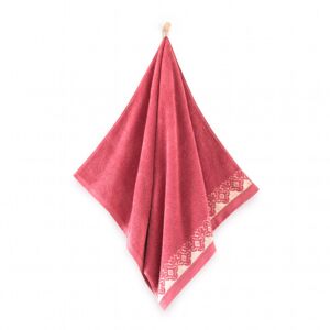 Zwoltex Towel Carla Dark Red 30x50