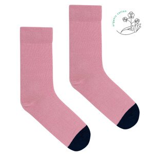 Kabak Ponožky Organic Toe Navy Blue Pink 36-41