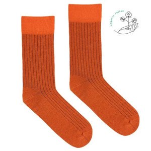 Kabak Ponožky BO Ribbed Orange/Violet 36-41