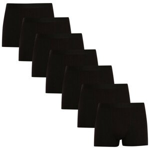 7PACK pánske boxerky Nedeto čierne (7NDTB001) 3XL