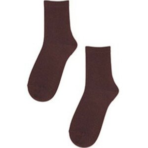 Hladké dámske ponožky PERFECT WOMAN CACAO 39/41