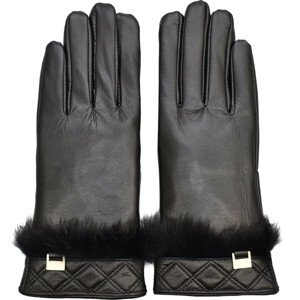 Dámske kožené rukavice P8208 - Semi Line 7 černá