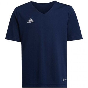 Detské tréningové tričko Entrada 22 Jersey Jr H57564 - Adidas 164 tm.Modrá