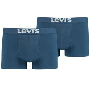Pánske boxerky 2Pack 37149-0405 modrá - Levis L Modrá