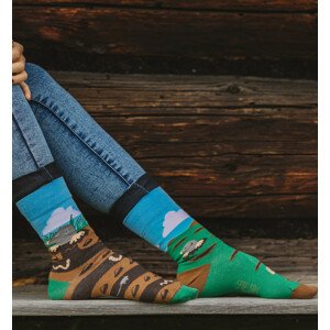Ponožky spox Sox - Slepý ako krtko Vícebarevné 40-43