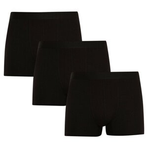 3PACK pánske boxerky Nedeto čierne (3NDTB001) XL