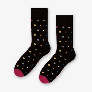 Ponožky Mix Dots 140-051 Black - Viac 39/42