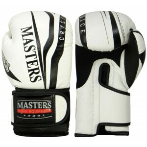 Boxerské rukavice RPU-CRYSTAL 01562-0210 - Masters bílá + 12 oz