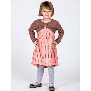 Dievčenské šaty TY SK 9412 šaty.43 lososová - FPrice 116