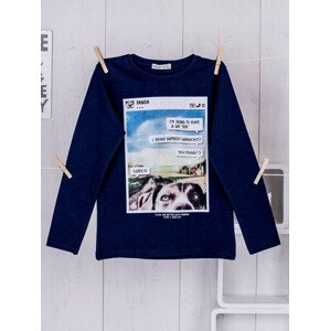 Chlapčenské tričko TY BZ 9144.22 tmavo modrá - FPrice 110