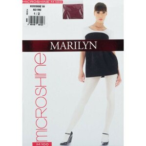Dámske pančuchy Microshine 100 - Marilyn 1/2 popelavá