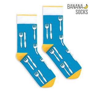 Banánové ponožky Ponožky Classic Nôž a vidlička 36-41