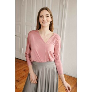 By Your Side Blouse Aloe Antic Rose M