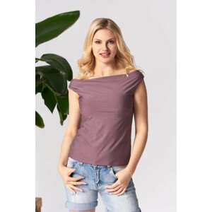 By Your Side Blouse Peony Heather XL