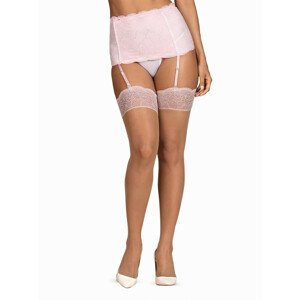 Sexy pančuchy girll stockings - Obsessive L/XL nude